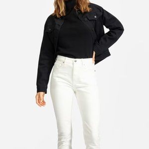 Everlane High Rise Skinny Jeans / Bone / Size 29